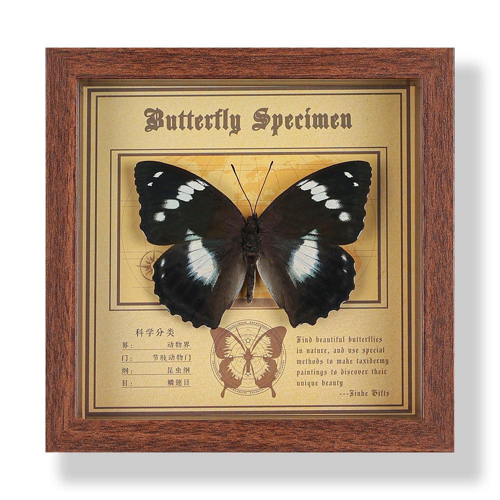 Фото рамка с настоящим specimen бабочки, декоративная картина, 3D украшение, ручная работа DIY, подарок на день рождения, specimen насекомого