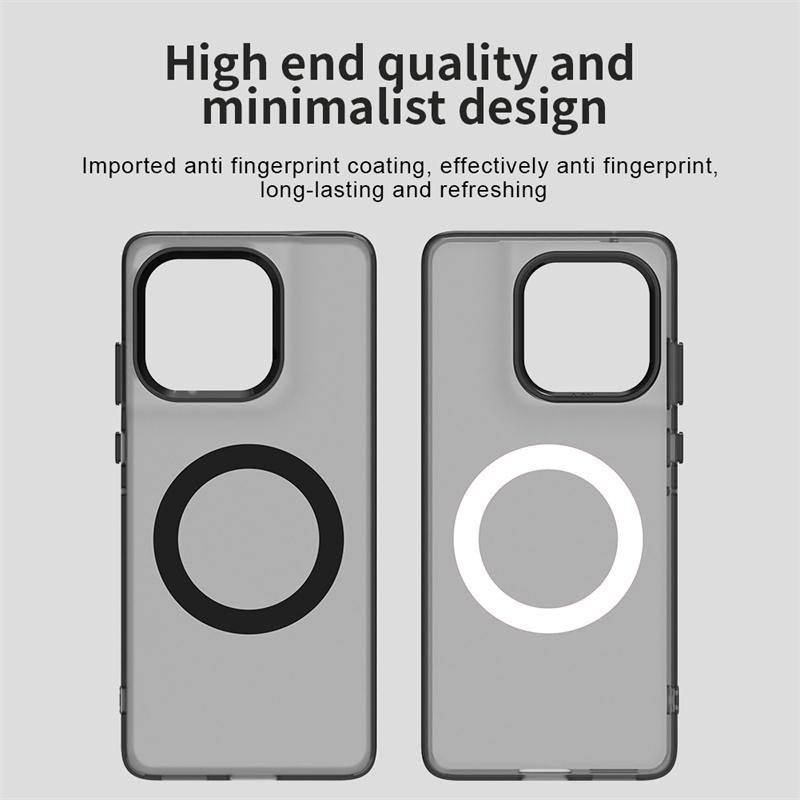 Magnetic Adsorption Wireless Charge Case For Motorola Edge 60 Fusion Phone Case Moto Edge 60 Fusion Case For Moto Edge 60 Fusion