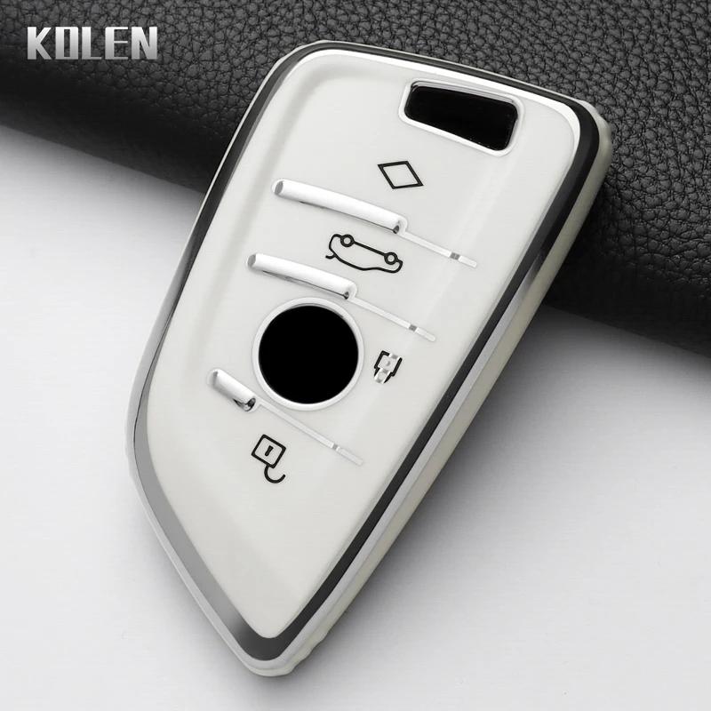 Чехол-брелок из ТПУ для автомобильного ключа для Bmw F20 F30 F31 F34 F32 F36 G20 G30 F10 F11 F07 G11 X1 X3 F25 X4 F26 X5 F15 X6 F16 X7 I3 M3 M4 M6