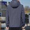 ROMON Men's Hooded Business Casual Jacket MK11