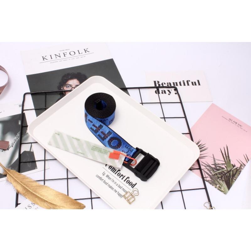 Новый холщовый ремень в индустриальном стиле OFF-white, тот же модный ремень