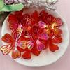 Hanmade Beads Necklace Pendant DIY Beads Acrylic Flower Beads 10Pcs 26.5mm Bead Jewelry Making