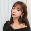 Japan Transparent Crystal Dangle Fashion Small Elegant Ear Studs Jewelry Drop Earrings Eardrop