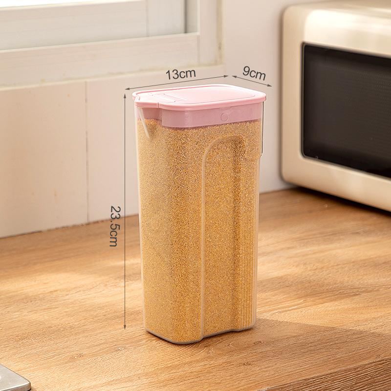 Food Grade PP Storage Box Sealed Grain Rice Container Organizer Moisture-Proof Fresh-keeping Tank Jars Kitchen Accessories