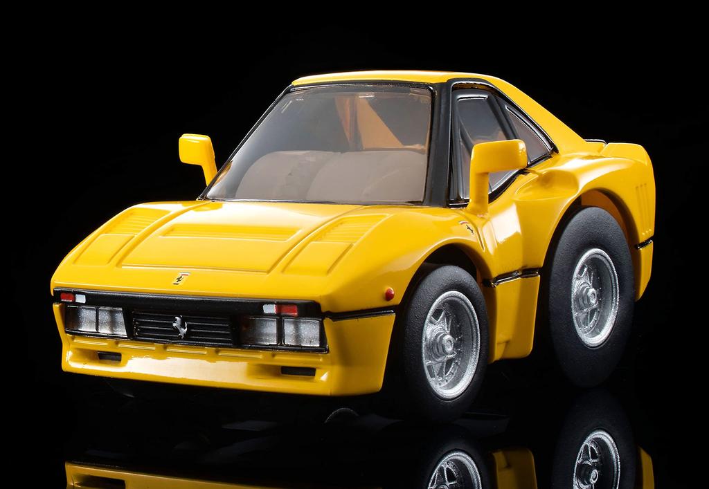 TOMYTEC Zero Ferrari GTO Желтый Готовый продукт Choro-Q Z-82c