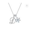 Barbie necklace [Original design] Letter Snowflake-D, cold temperament, high-end, niche and versatile, ins style, high-looking, romantic ZJYXL-HJ-039