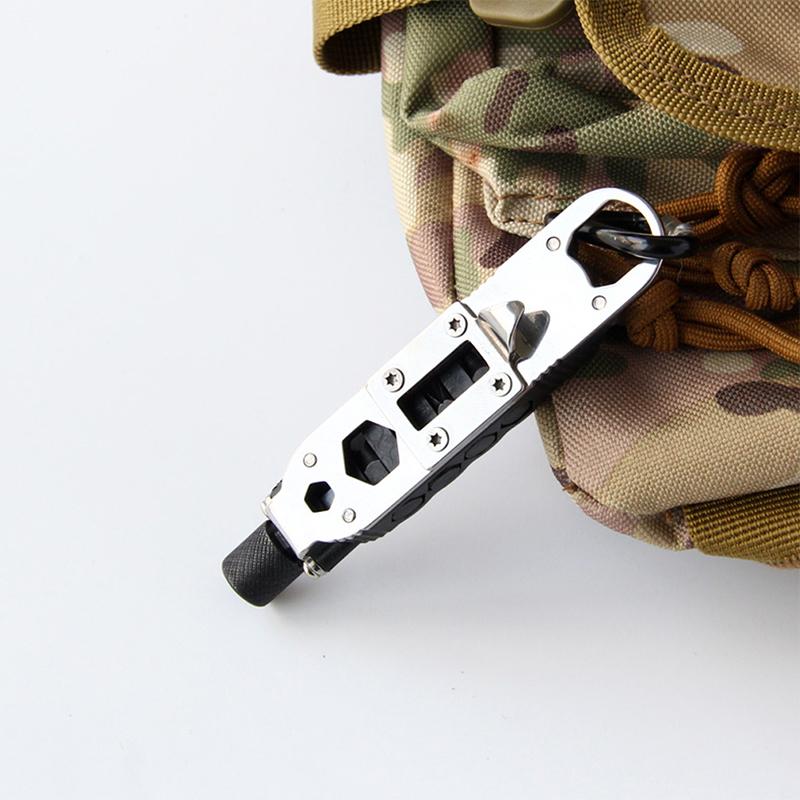 Mini Multifunctional Keychain Edc Outdoor Portable Stainless Steel Pocket Tools
