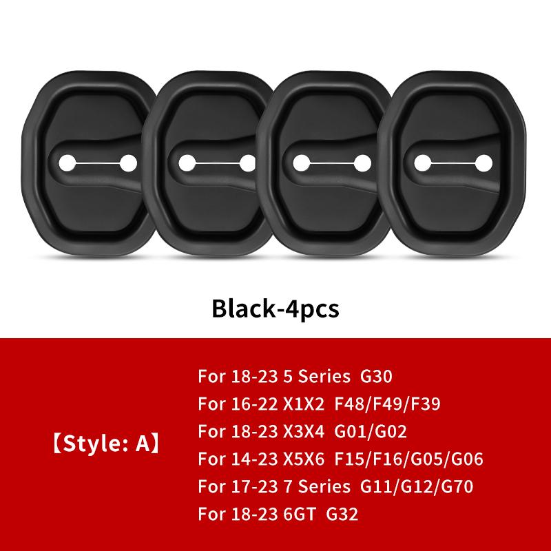 2025 Hot Car Door Lock Cover Anti-Rust Door Case Sticker Tools Accessories For BMW 1 3 5 Series X1 X4 X5 X7 G20 G38 F20 F39 F48