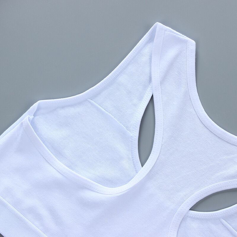 Комплекты бюстгальтеров и трусиков для девочек-подростков, тренировочный бюстгальтер с хлопковой подкладкой для девочек-подростков + трусики, детский спортивный бюстгальтер для детей 8-14 лет