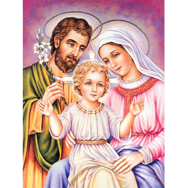 5D алмазная живопись Мария DIY полная квадратная/круглая Алмазная вышивка Религия горный хрусталь вышивка крестиком мозаика комплект домашний декор