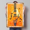 Vintage Electric Guitar Gretsch Metal Signs Guitar Poster Decorative Wall Frames Custom Tinplate Sign for Wall Art Decoration