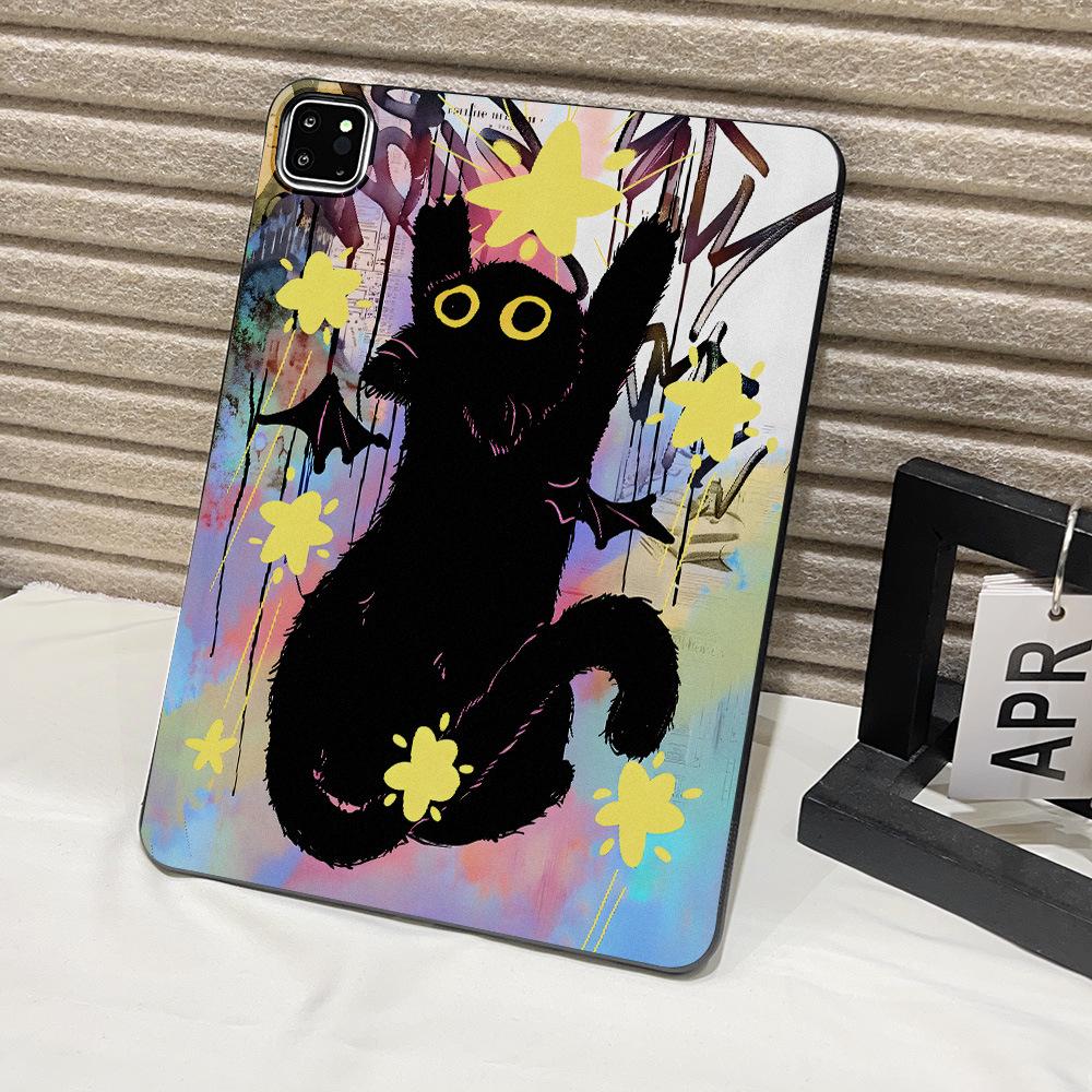 Подходит для Star Black Cat Apple iPad 11-дюймовый защитный чехол Xiaomi Pad 6 мягкий чехол Samsung Tab S7 легкий и тонкий