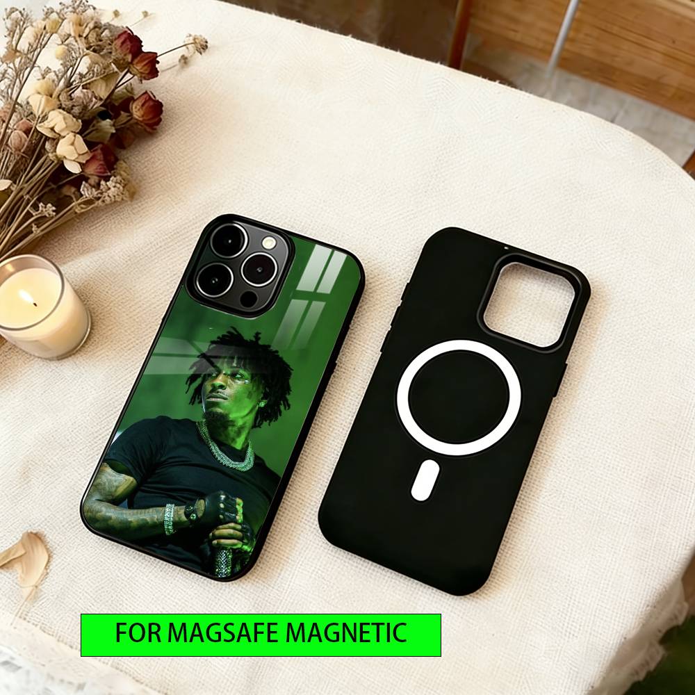 YoungBoy Phone Case For iPhone17,16,15,14,13,12,11 Plus,Pro Magnetic with Magsafe Wireless Charging