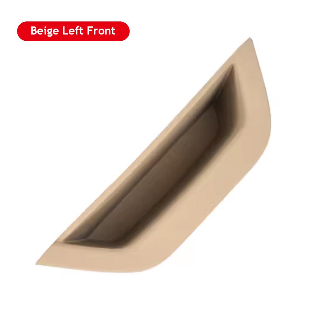 Car Interior LHD RHD Driver Door Pull Handle Armrest Panel Storage Box Cover Carbon Fibre For BMW X3 X4 F25 F26 2011-2016