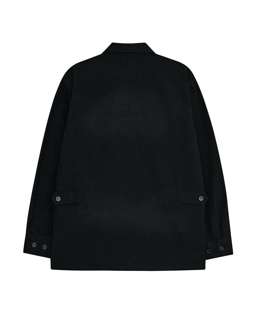 Defgarments Хлопковая полевая куртка [Черная]