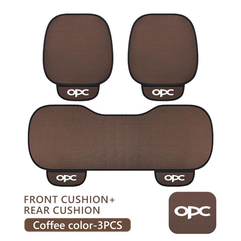AAJB1 For Opel Soft Car Logo Ice Silk Seat Cushion Pad Protector Cover Insignia Corsa Grandland Antara Zafira Mokka Ampera