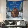 The Gruffalo Wall Tapestry Aesthetic Wall Hanging Printed Fabric Blanket Decorative Tapestries for Bedroom Living Room Home Decor