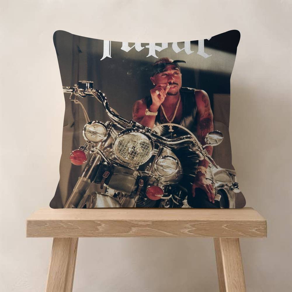 PC Tupac SShakur Pillow Cover Sofa Cushion Cover Home Room Decoration Children Gift