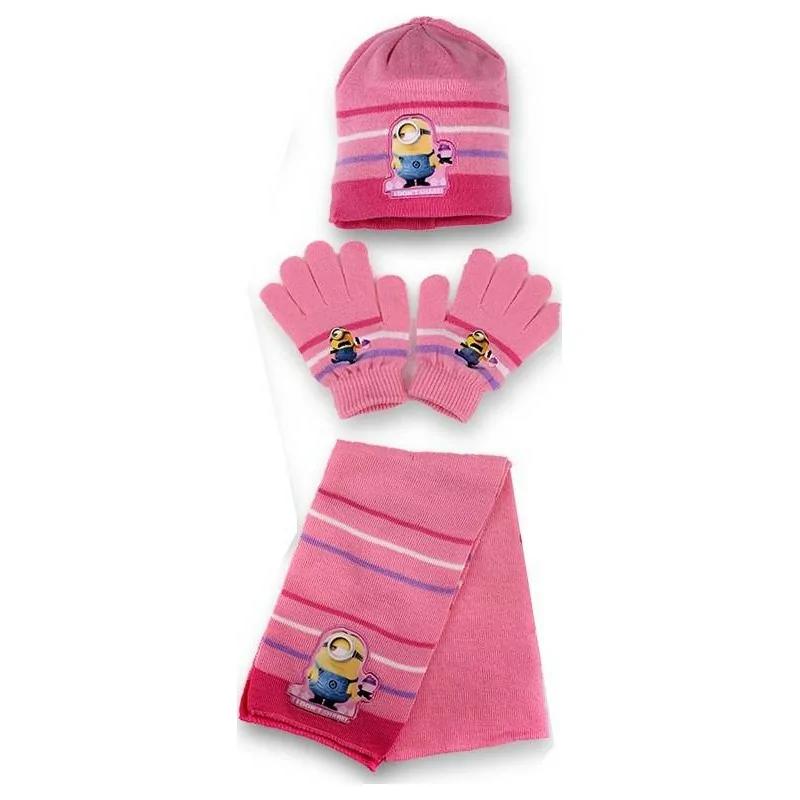 Minions Hat - Hat Gloves Scarf Set 3 Pieces Minions