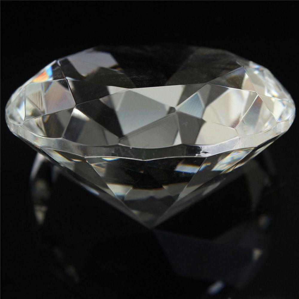 Faceted Cut Crystal Diamond Clear Glass Raw Gemstone DIY Craft Home Decoration Desktop Ornaments Party Adornment Romantic Gifts