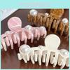 Fashionable Extra Large Pearl Inlaid Acetate Hair Clip Versatile Claw For Effortless Style