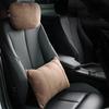 Подголовник автомобиля Универсальная подушка для шеи Дышащие отверстия Подголовник шерстяная ткань Перфорированная поясничная подушка Аксессуары для салона автомобиля
