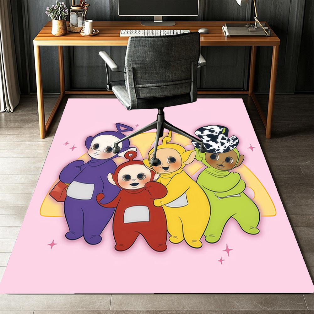 Teletubbies Printed Carpet,Rug,for Office Chair Living Room Bedroom Kitchen Room Decor Gifts.