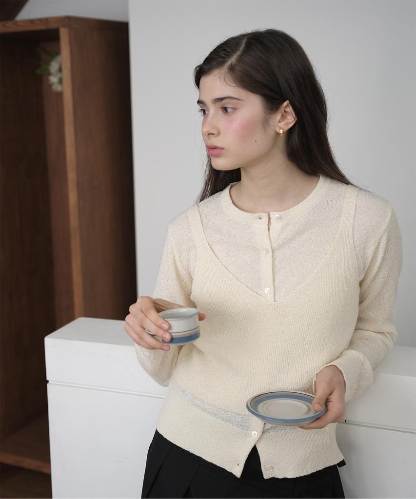 JUCYJUDY Knit Layering Set Jzkt624A