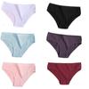 3 шт./компл. хлопковые трусики для женщин, женские удобные трусы, женское однотонное нижнее белье, нижнее белье для девочек, трусики M-XL