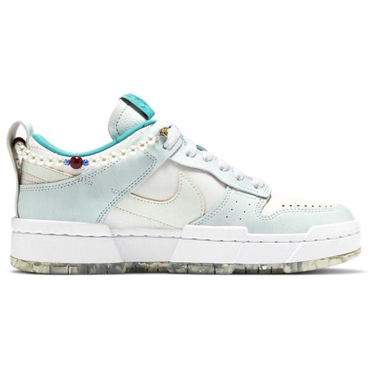 Nike Dunk Low Disrupt Бело-зелено-фиолетовый 'White Green' Женские DC3282-013