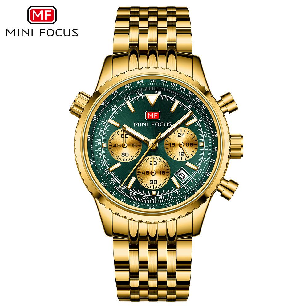 Лучший бренд класса люкс с коробкой, мужские часы, модные мужские часы, многофункциональные мужские часы, стальные мужские кварцевые часы