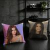 Singer S-Selena G-Gomez-ES cushion cover Home Office Birthday Anniversary Gifts Soft Skin Friendly Cushion Cover