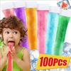 50/100Pcs Food Grade PE Material Disposable Popsicle Bags  Homemade Popsicle