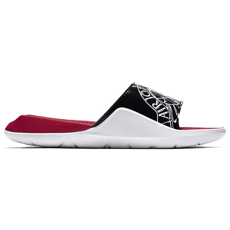 Jordan Slide Slippers Women's Black Red White aa2516-001