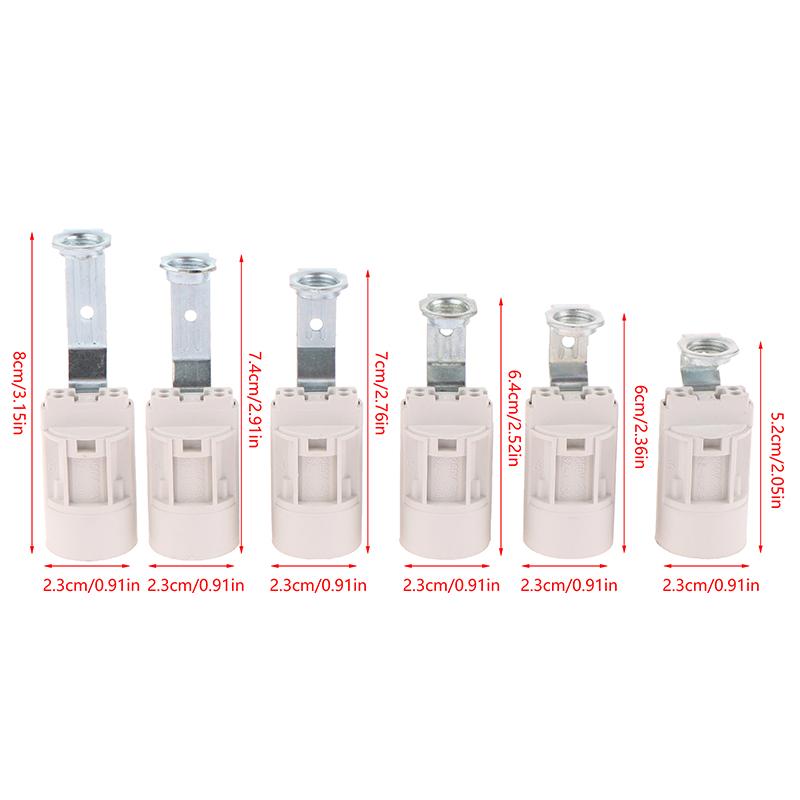 1 шт., цоколь для канделябров, держатель для лампы, замена лампы для свечи E14, регулируемые светодиодные чехлы для люстр, основания, держатели, розетка