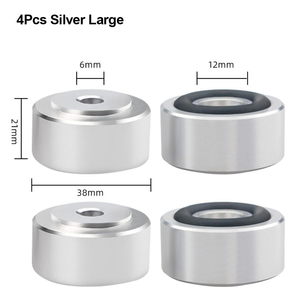 1/4Pcs Isolation Feet Pad Aluminum Alloy Amplifier Base Feet  for Speakers CD Amplifier