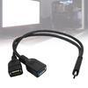 Универсальный кабель-конвертер Type C на USB 3.0 OTG 30 см, высокая скорость синхронизации данных, ПВХ текстура, для смартфонов, компьютеров