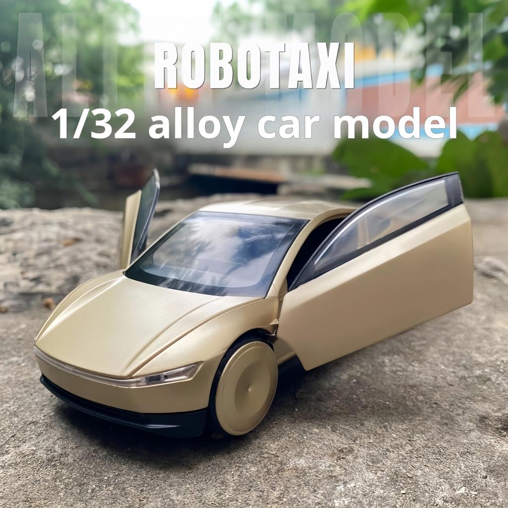 1:32 Tesla Robotaxi Пикап Модель из сплава Имитация Huili Модель автомобиля Мальчик Металлическая игрушечная машинка Украшение Подарок