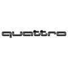 ABS Car Front Grille Emblem External Auto Body Sticker Auto QUATTRO Emblem Accessories for B S A3 A4 B8 8P 8V A6 C7 A5 Q5 B7