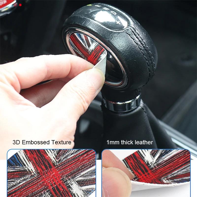 Car Gear Shift Cover Stickers Decals for MINI Cooper JCW F54 F55 F56 F57 F60 Countryman Clubman Styling Modification Accessories g5