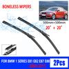For BMW 1 Series E81 E82 E87 E88 2004-2011 Car Wiper Dovetail Soft Rubber Wiper Windshield Windscreen HD Quiet Automotive Wiper