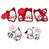 Sanrio Sanrio Pochacco Sticker Set 35th Anniversary Red Ribbon Design Seal Pochacco Pochacco Stationery Stationery Sticker 35th Anniversary Birthday