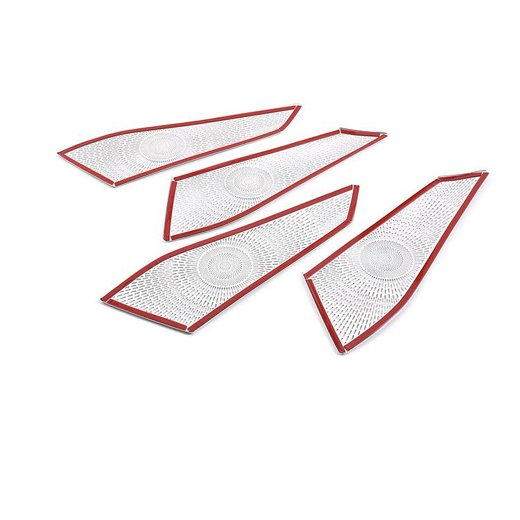 Алюминиевый сплав двери автомобиля динамик крышка отделка наклейка подходит для BMW X5 G05 X7 G07-2022 авто интерьер