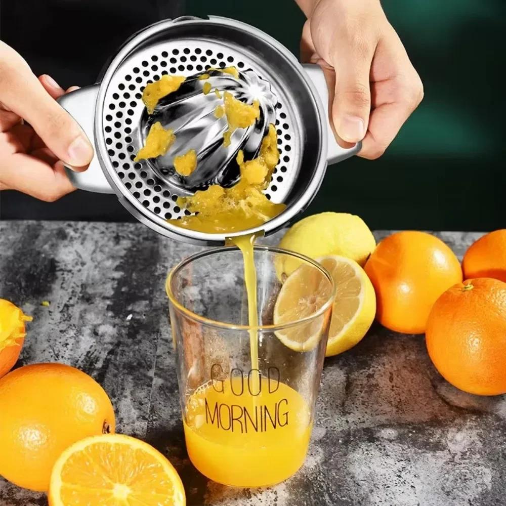 Stainless Steel Fruit Lemon Orange Juicer Household Small Creative Juicer Portable Manual Juicer
