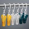1/5Pcs Rotatable Clothes Pegs Windproof Anti-Slip Drying Clip Travel Towels Hanger Laundry Clip Hanging Hooks Socks Clips