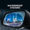 FONKEN 2 шт./компл. непромокаемые автомобильные аксессуары, прозрачная пленка для зеркала автомобиля, мембрана, противотуманная, антибликовая, водонепроницаемая наклейка, безопасность вождения