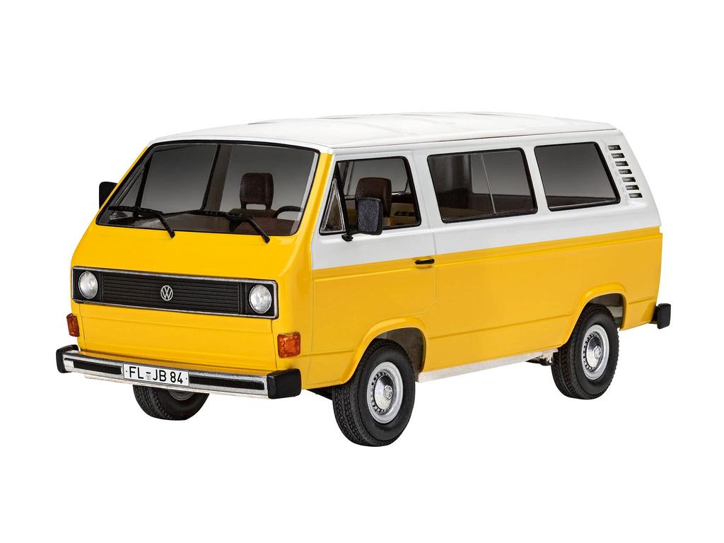 Немецкий Revell пластиковая модель-конструктор VW T3 Microbus 07706 1/25