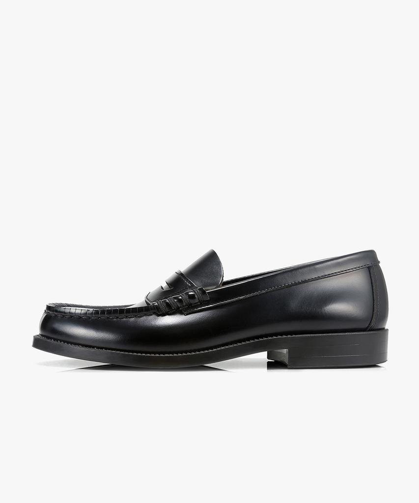 Haruta Men'S Cowhide Penny Loafers Hs-906_Black