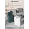 1PC Smart Bathroom Trash Can Automatic Bagging Electronic Trash Can White Touchless Narrow Smart Sensor Garbage Bin Smart Home 15L