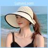 Summer Outing Sun Protection Hat With Large Brim And Bow For Women